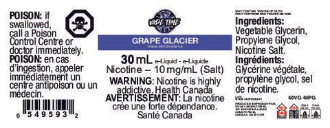 GRAPE GLACIER </P>Salts