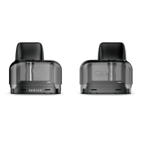LEVEL X REFILLABLE POD </p>Dual Coil Pod 2pk