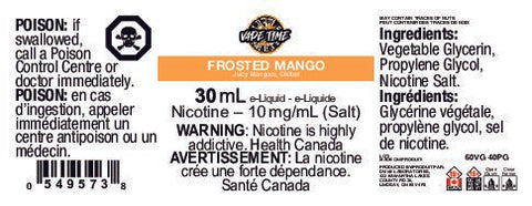 FROSTED MANGO </P>Salts