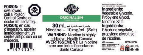 ORIGINAL SIN </P>Salts