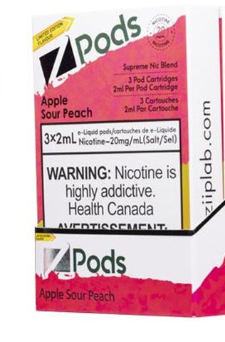 Z PODS </P>Apple Peach Sting ONTAX
