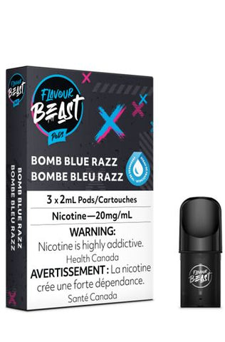 BOMB BLUE </P> Blue Razz ONTAX