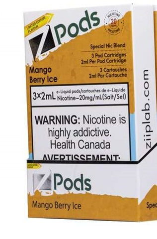 Z PODS </P>Mango Berry Ice ONTAX