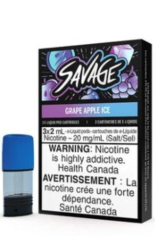 SAVAGE ICE </p>Grape Apple