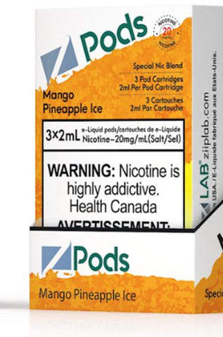 Z PODS </P>Mango Pineapple Ice ONTAX